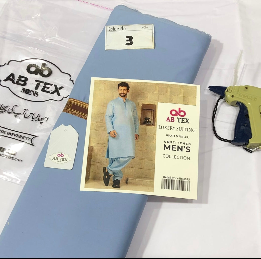 Luxury Wash & Wear – Premium Men’s Unstitched Fabric