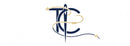 The logo for Threadcrafts, featuring a stylized navy blue 'TC' monogram with a gold thread wrapped through it, above the word 'Threadcrafts' in navy blue text, all on a solid white background.